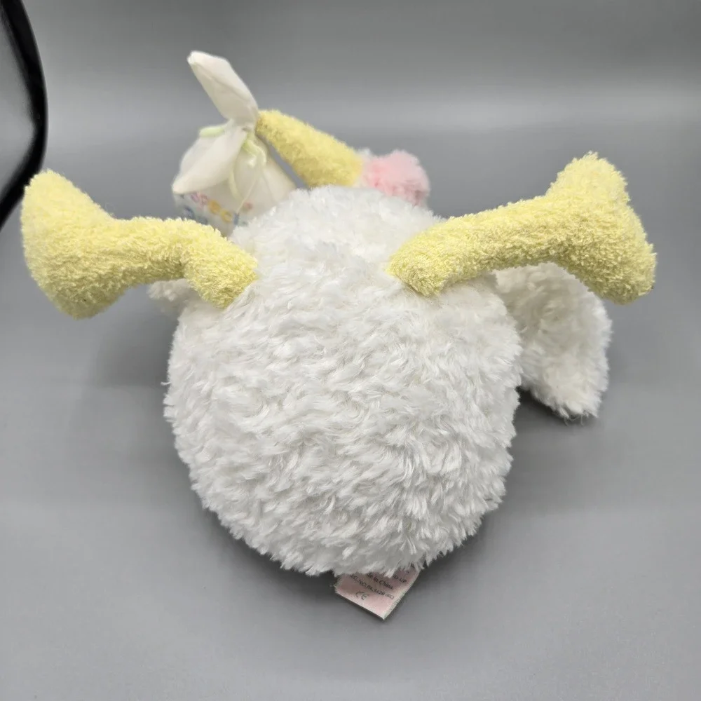 First & Main Special Delivery Stork‎ Plush White Yellow Baby Shower Gift 10 inch